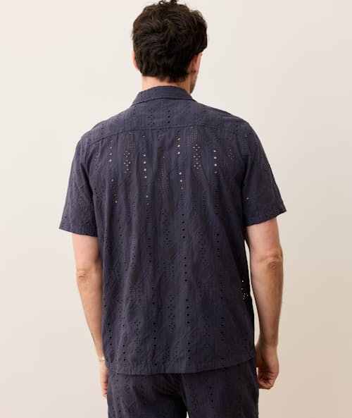 on model image of Archive 5 O'Clock Resort Shirt