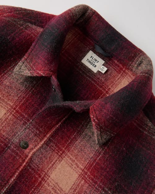 laydown detail image of Wool Snap Front Jacket