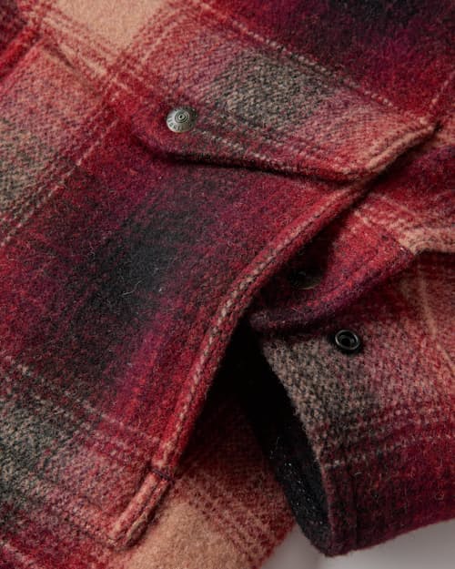 laydown detail image of Wool Snap Front Jacket