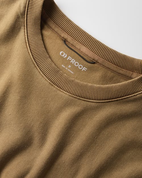 laydown detail image of PatinaTech Crewneck Sweatshirt