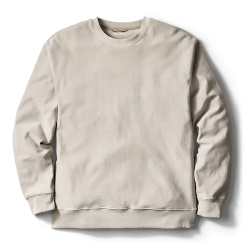 laydown image of PatinaTech Crewneck Sweatshirt