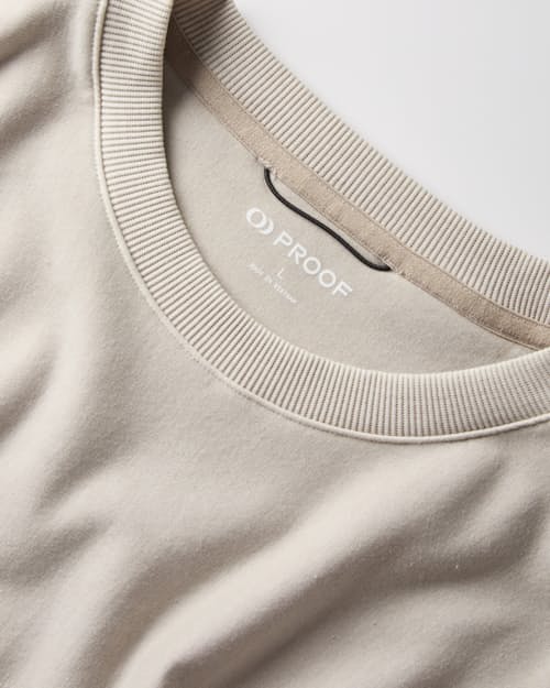 laydown detail image of PatinaTech Crewneck Sweatshirt