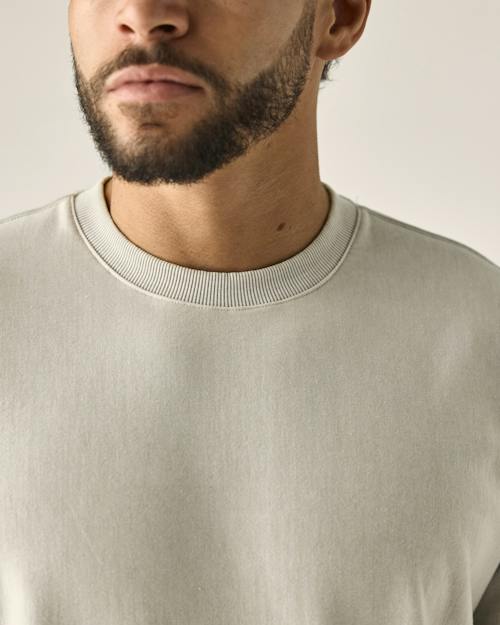 on model image of PatinaTech Crewneck Sweatshirt
