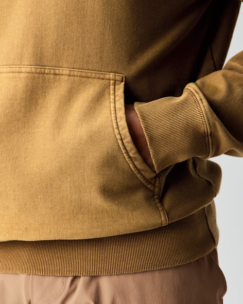 lifestyle image of PatinaTech Hoodie