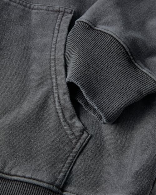 laydown detail image of PatinaTech Hoodie