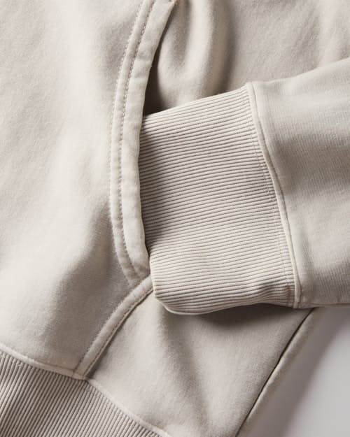 laydown detail image of PatinaTech Hoodie