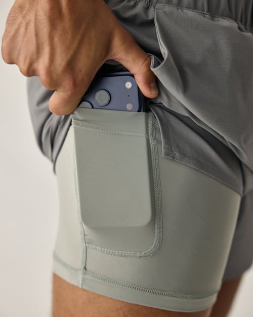 on model image of Sevens Sport Short Lined - 5"