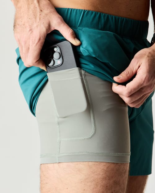 on model image of Sevens Sport Short Lined - 5"