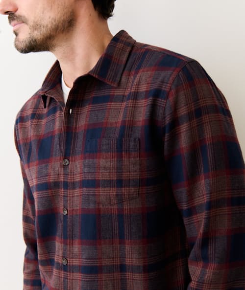 on model image of Pacifica Stretch Twill Shirt
