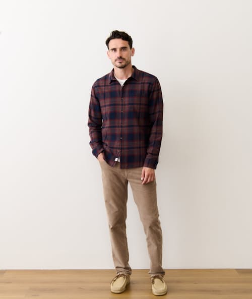 on model image of Pacifica Stretch Twill Shirt