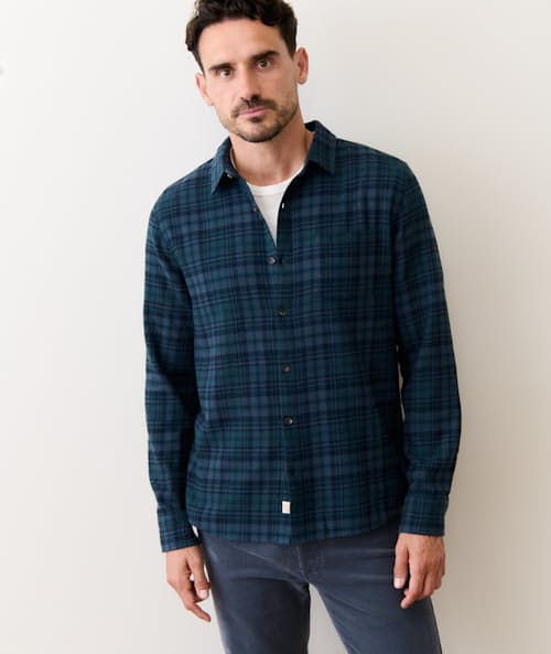 on model image of Pacifica Stretch Twill Shirt