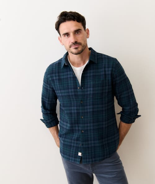 on model image of Pacifica Stretch Twill Shirt