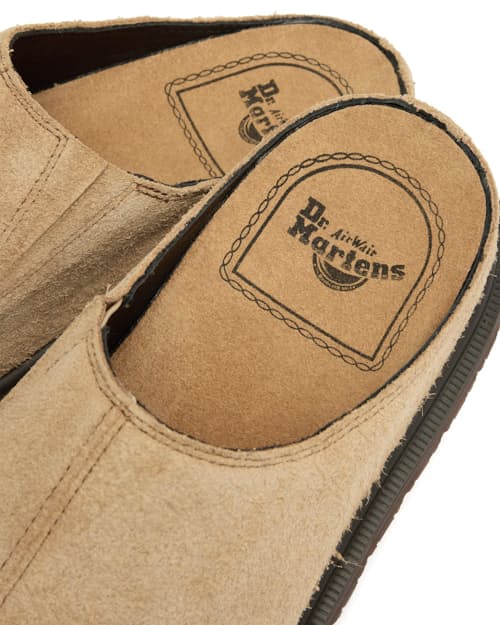 laydown detail image of Suede San Mule