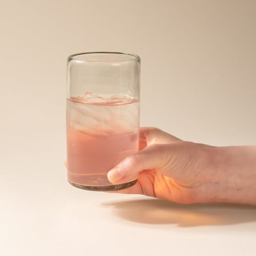 no crop image of Recycled Handblown Glass Tumbler - Tall
