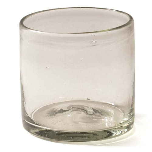 no crop image of Recycled Handblown Glass Tumbler - Short