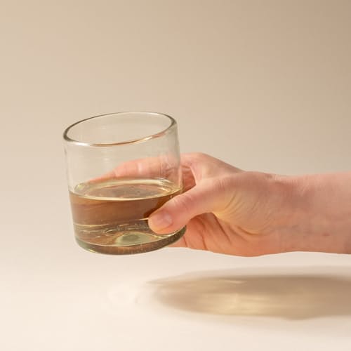 no crop image of Recycled Handblown Glass Tumbler - Short