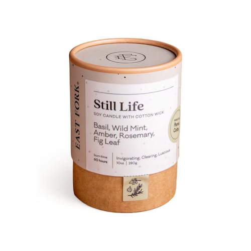 laydown image of The Candle in Still Life