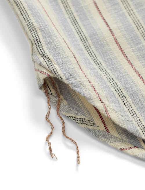 laydown detail image of Striped Twill Popover Shirt