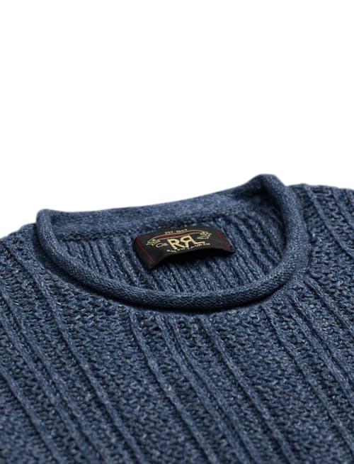 laydown detail image of Cotton-Linen Rollneck Sweater