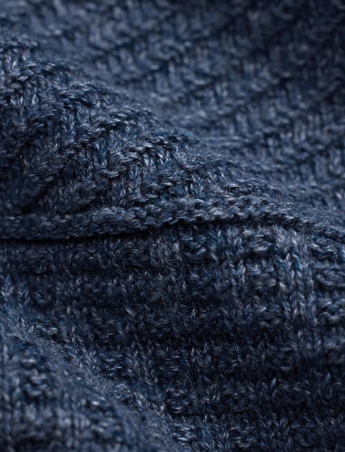 laydown detail image of Cotton-Linen Rollneck Sweater