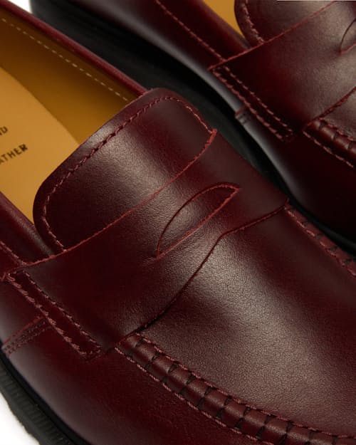 laydown detail image of Delapre Penny Loafer