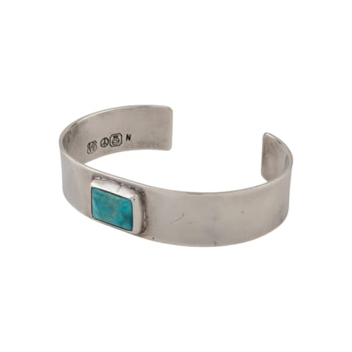 laydown image of Turquoise Bangle