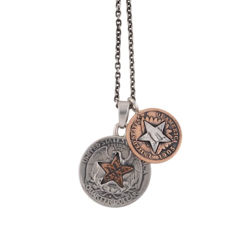 laydown detail image of Star Necklace - 50 cm Chain