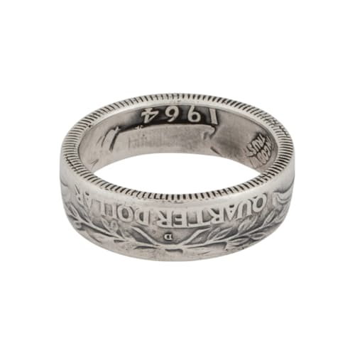 laydown image of 25c Washington Quarter Ring