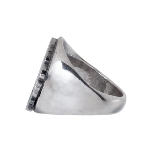 laydown image of Buffalo Nickel Ring