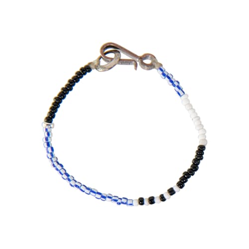 laydown image of Murano Bead Bracelet - D-803A