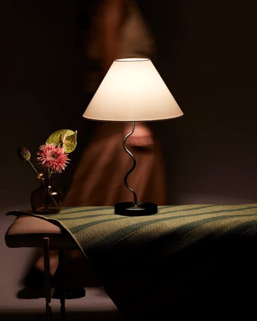 lifestyle image of Squiggle Desk Lamp