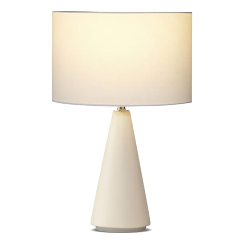 laydown image of Nathaniel Cement LED Table Lamp