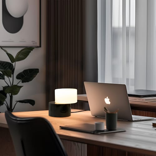 lifestyle image of ZigZag LED Desk Lamp
