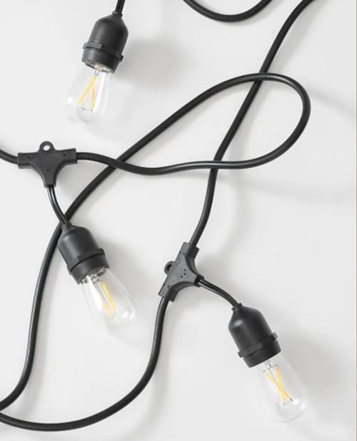laydown detail image of Ambience Pro LED Plug-In String Lights - 24 ft