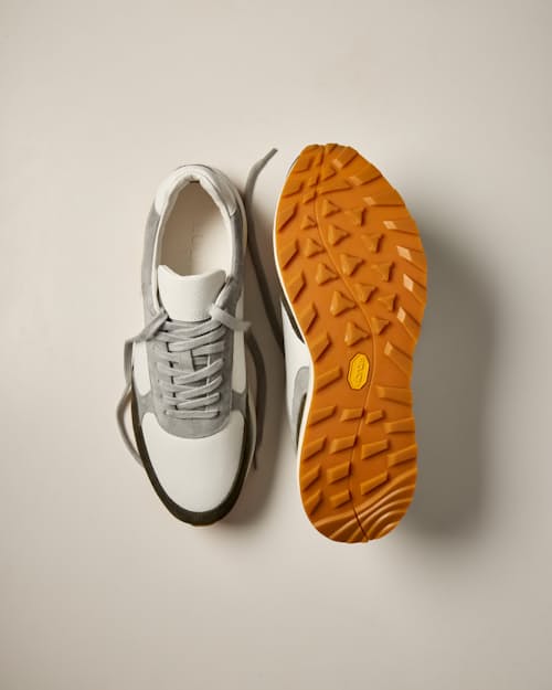 no crop image of Leather and Suede Runner