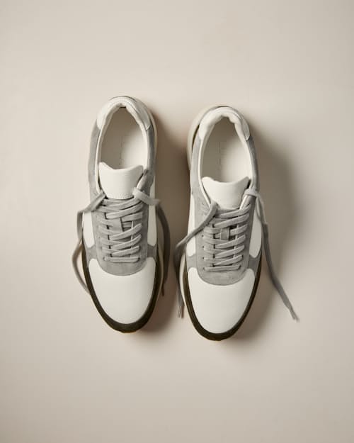 no crop image of Leather and Suede Runner
