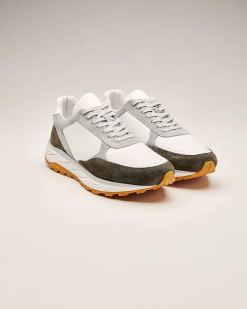 no crop image of Leather and Suede Runner