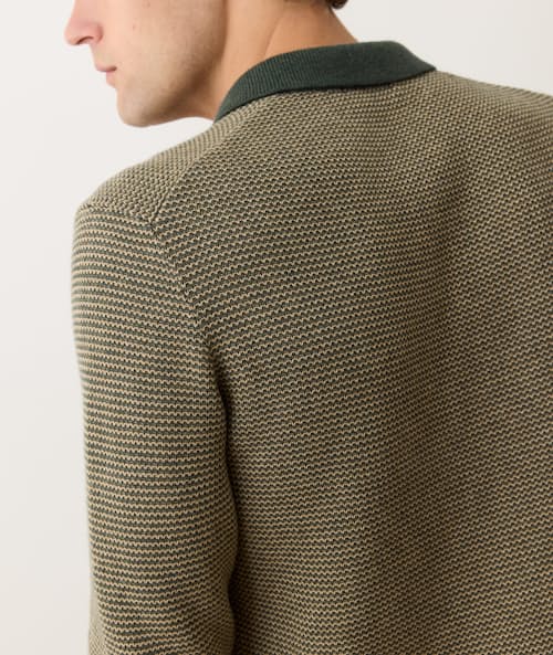 on model image of Liam Sweater Polo