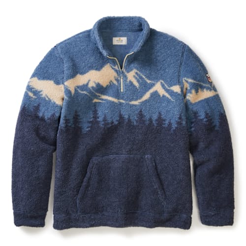 laydown image of Novelty Sherpa Pullover
