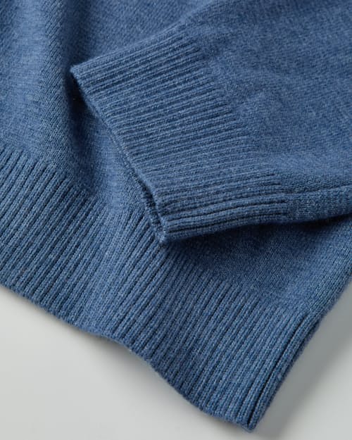 laydown detail image of Chevron Varsity Crew Sweater