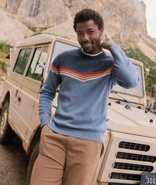 lifestyle image of Dean Crew Sweater