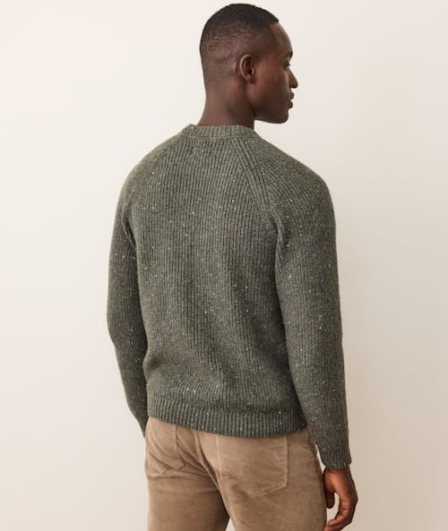 on model image of Inverness Crew Sweater