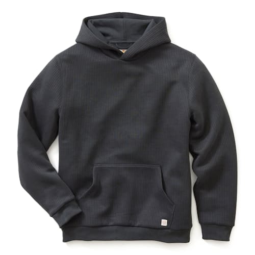 laydown image of Corbet Quilted Hoodie