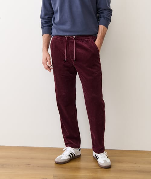 on model image of Relaxed Saturday Corduroy Pant