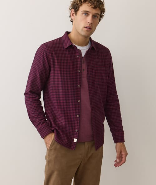 on model image of Pacifica Stretch Twill Shirt