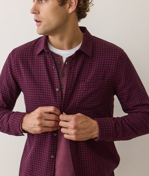 on model image of Pacifica Stretch Twill Shirt