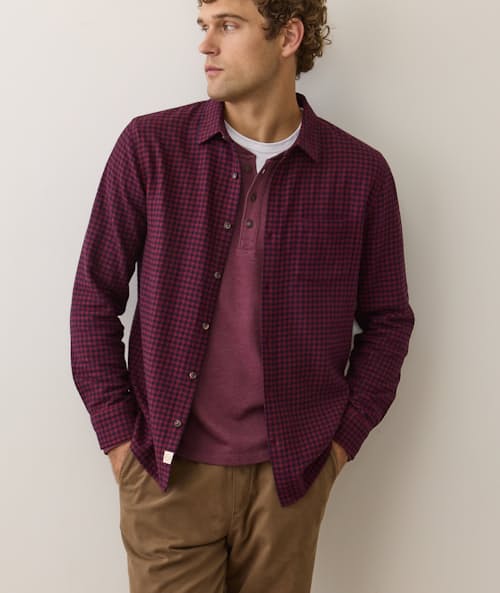 on model image of Pacifica Stretch Twill Shirt
