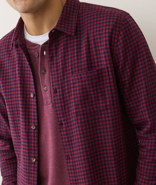 on model image of Pacifica Stretch Twill Shirt