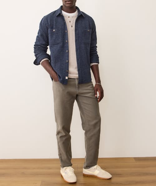 on model image of Pacifica Stretch Twill Shirt