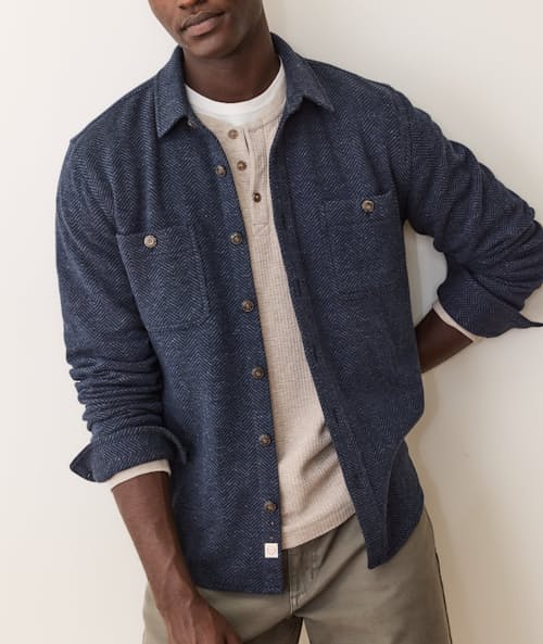 on model image of Pacifica Stretch Twill Shirt